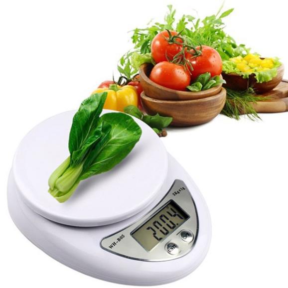Cân tiểu ly li điện tử nhà bếp mini cân định lượng thực phẩm từ 1 gam - 5kg, 10kg (Tặng kèm 2 pin), làm bánh, cân gia vị