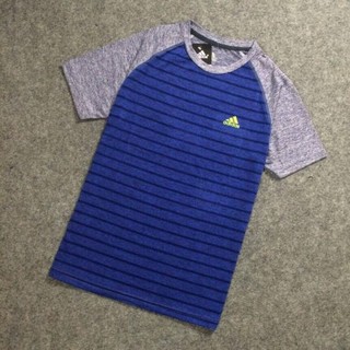 Áo thun cổ tròn raglan nam