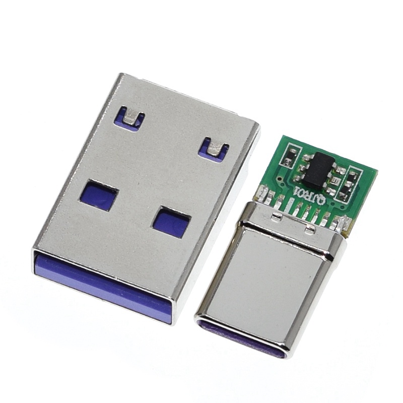 Dây Cáp Sạc Nhanh USB Type-C 65W 5A PD 5Pin PCB + Type A 5Pin USB DIY