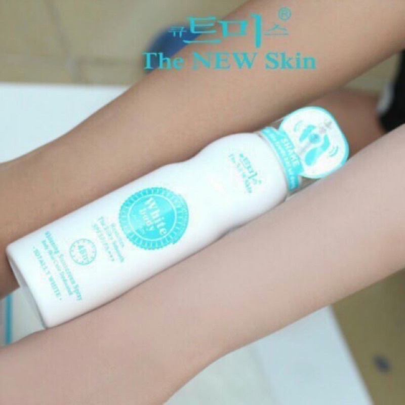 Xịt  trắng make up WHITE BODY THE NEW SKIN