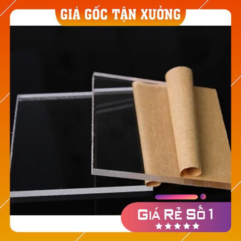 [Mica Việt Nam] [Giá Gốc Tận Xưởng] Tấm mica trong suốt Size A4(29,7*21cm) độ dày 2mm,3mm,4mm,5mm [Hàng có sẵn - giá rẻ]