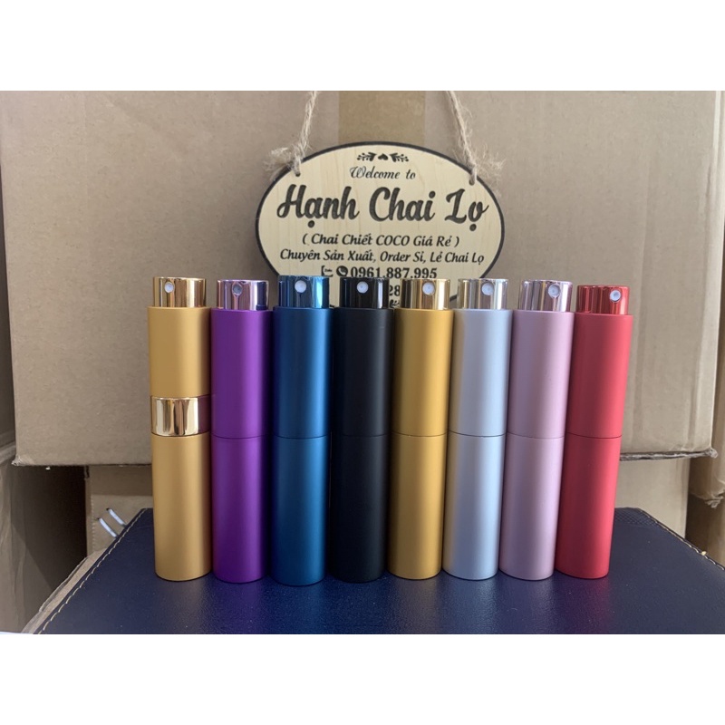 CHAI CHIẾT 10ml 2lớp xoáy son-lọ chiết nước hoa