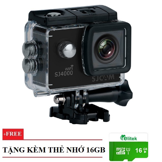 Camera Hành Động Cao Cấp SJCAM SJ4000 Wifi Full Hd 1080p – Tặng Thẻ 16gb