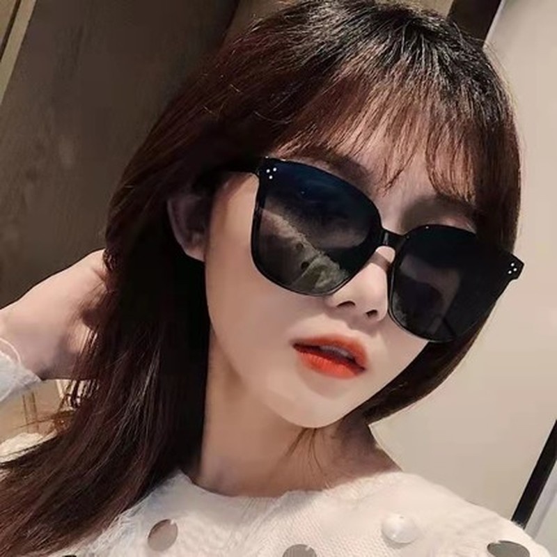 Kính Chống Nắng Phân Cực Mặt Vuông Chống Tia UV Phong Cách Retro Thời Trang Cho Nữ
