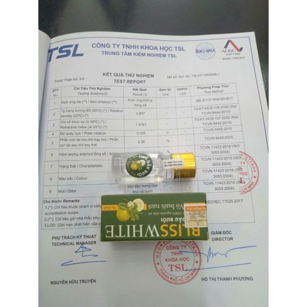 Tinh Dầu Bưởi Mọc Tóc BlissWhite 10ml Chính Hãng Công Ty - Hair Care Q4