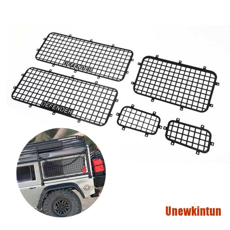 UNEWUN RC Metal Window Protective Mesh Net for TRX4 Land Rover Guard Rock Crawler