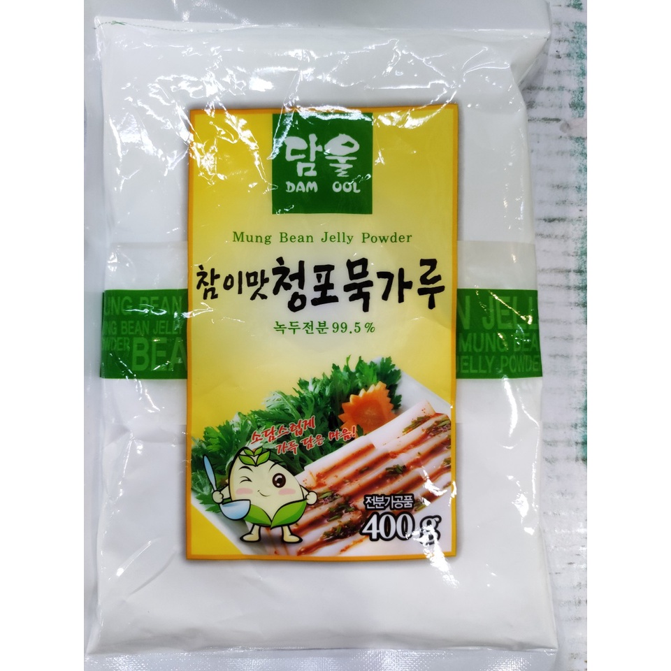 BỘT THẠCH ĐẬU XANH HÀN QUỐC 400G - 청포묵가루