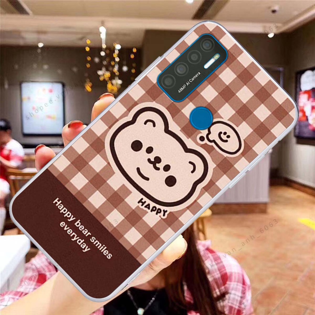 Ốp lưng Vsmart Star 5 / Joy 4 / Live 4 in hình hoa, gấu rich bear nghệ thuật, thời trang