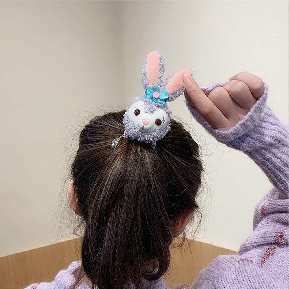 JARRED Dây Cột Tóc Đính Gấu Bông Hoạt Hình Dễ Thương Cho Bé Gái