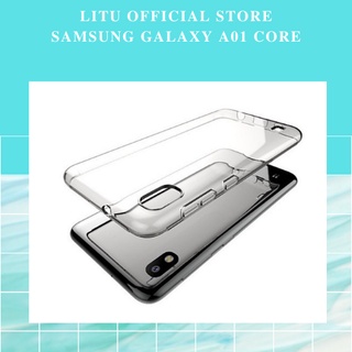 Ốp samsung galaxy a01 core - ốp lưng silicon samsung dẻo trong suốt