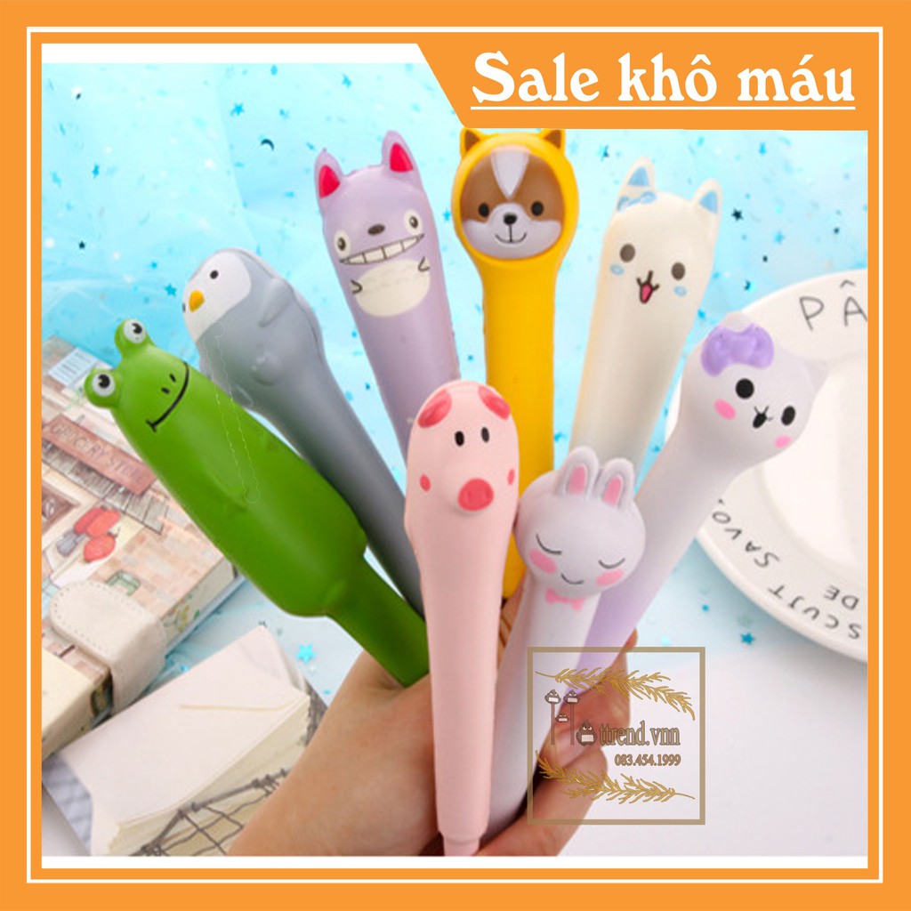 Bút Nước Squishy, Bút Mực Gel Hoạt Hình Nhiều Loại Siêu Dễ Thương