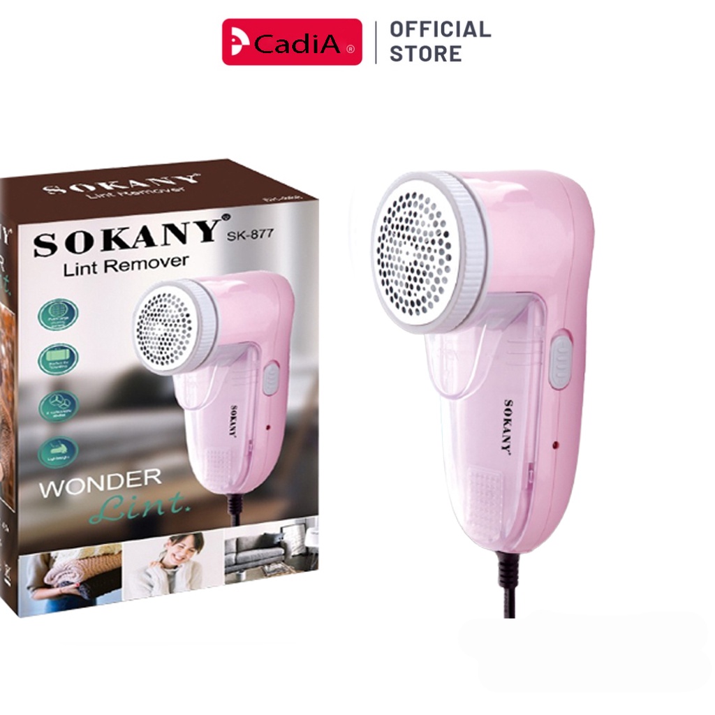Máy Cắt Lông Xù Quần Áo SoKaNy SK-877 Dùng Điện cắt lông xù áo len siêu bén siêu bền tiện lợi