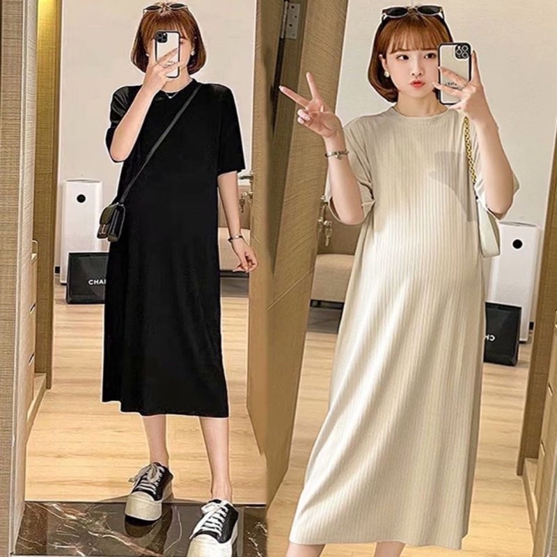 Váy Len Tăm Phom Rộng, Váy Len Bầu Chất Đẹp
