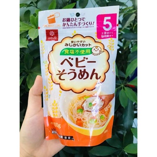 Mì Somen Nhật Hakubaku Tách Muối Cho Bé Ăn Dặm Mỳ Itsuki