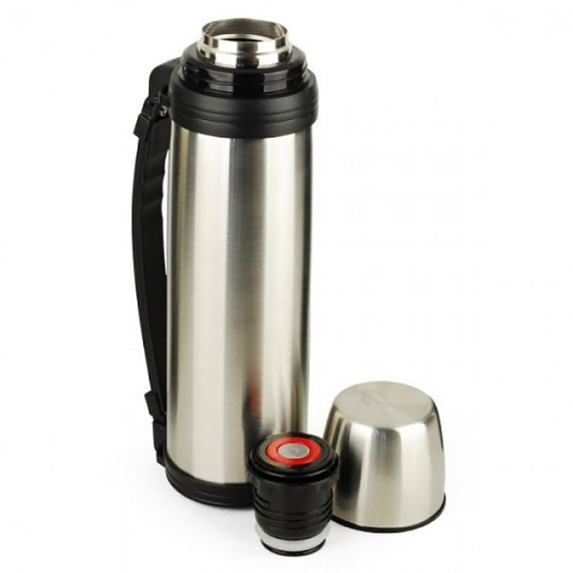 Bình giữ nhiệt 1000ml Inox 304 Elmich EL5209 có quai xách, kèm dây đeo xuất xứ CH Séc Châu Âu