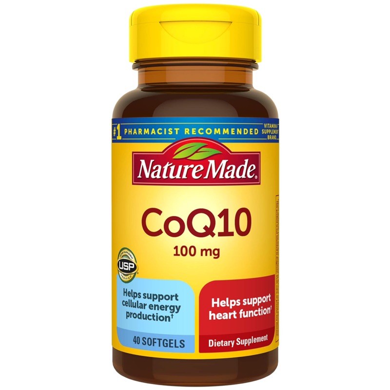Viên uống bổ tim mạch CoQ10 Nature Made THUỐC BỔ TIM 140 viên của Mỹ