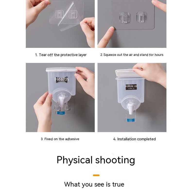 Lọ Đựng Gia Vị Dầu Ăn Gắn Tường Tiện Dụng Cho Nhà Bếp