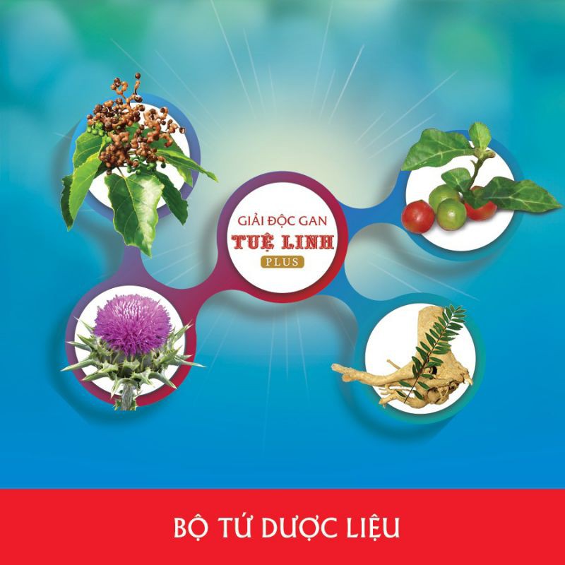 Giải độc gan Tuệ Linh Plus hộp 30 viên