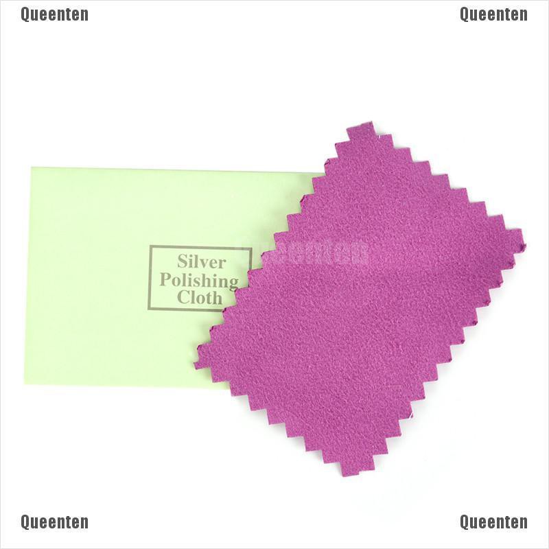 ★Nữ Hoàng★Bộ 10 Khăn Lau Đánh Bóng Trang Sức Chống Xỉn Màu