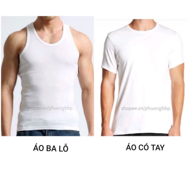 Áo ba lỗ cotton nam hàng loại 2