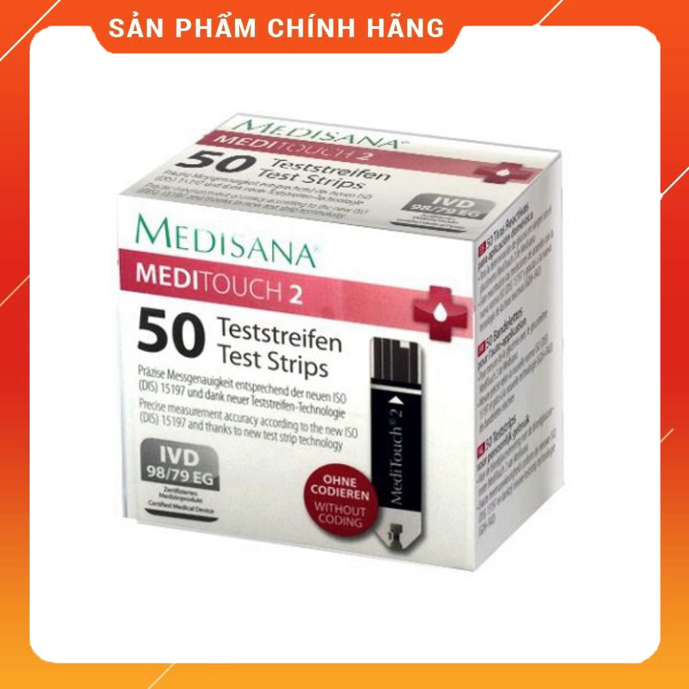 Que Thử Của Máy Đo Đường Huyết Medisana Meditouch 2 (50 Que)