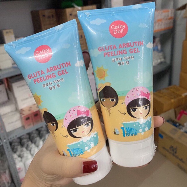 GEL TẨY TẾ BÀO CHẾT - NHẢ NẮNG CATHY DOLL GLUTA ARBUTIN PEELING GEL CHÍNH HÃNG - 6851