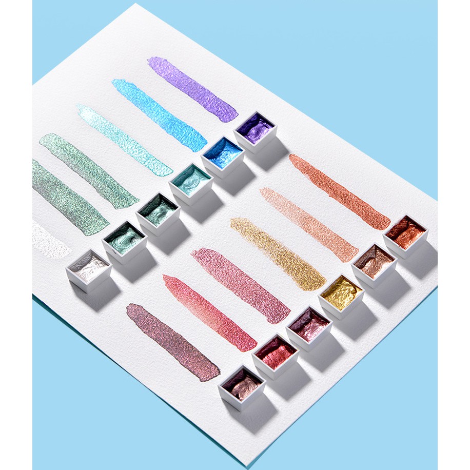 Màu Nước Mix Màu Nhũ 36/48 Màu Cao Cấp