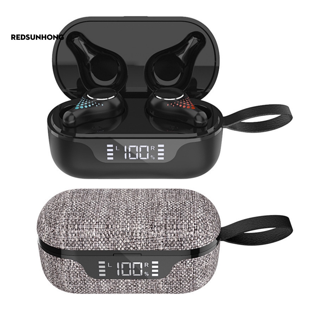 Tai Nghe Nhét Tai RSH.z Có Màn Hình Kỹ Thuật Số Phong Cách Thể Thao Thời Trang