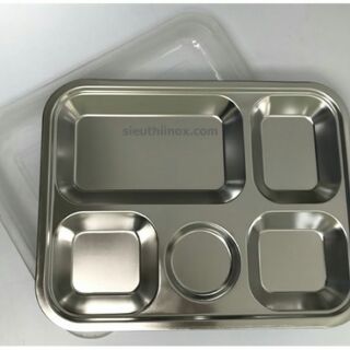 Khay cơm inox 100% loại sâu