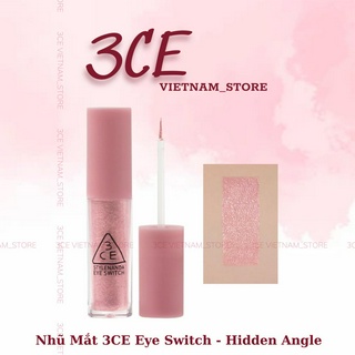 Nhũ Mắt 3CE Eye Switch- màu hidden angle second split màu hồng hoa cà