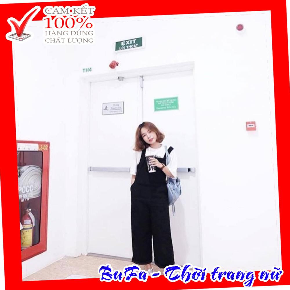 QY001 - Quần Yếm Ống Rộng