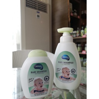 Sữa Tắm Bé Mildy Nhập khẩu nguyên chai Thái Lan 3in1 200ml chống rôm xảy chống hăm tã