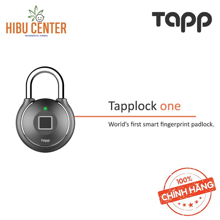 Khóa Bấm Vân Tay Cao Cấp Ổ Khóa Thông Minh Kết Nối Smartphone Tapplock One Plus – Hàng Chính Hãng