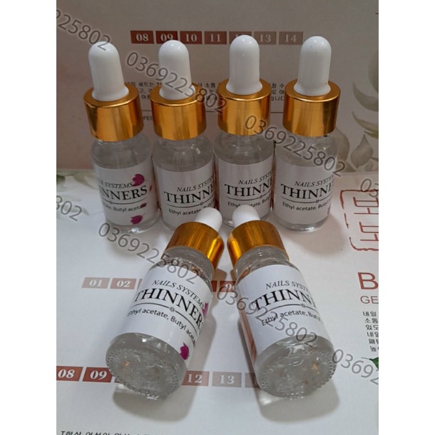 Nước pha sơn gel , chữa sơn gel bị đặc