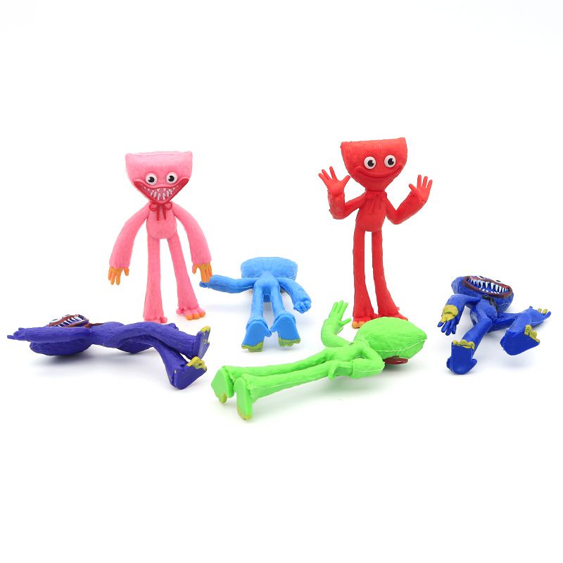 Set mô hình nhân vật game Huggy Wuggy 7-10CM PVC làm quà tặng sinh nhật cho bé tùy chọn kiểu dáng và số lượng