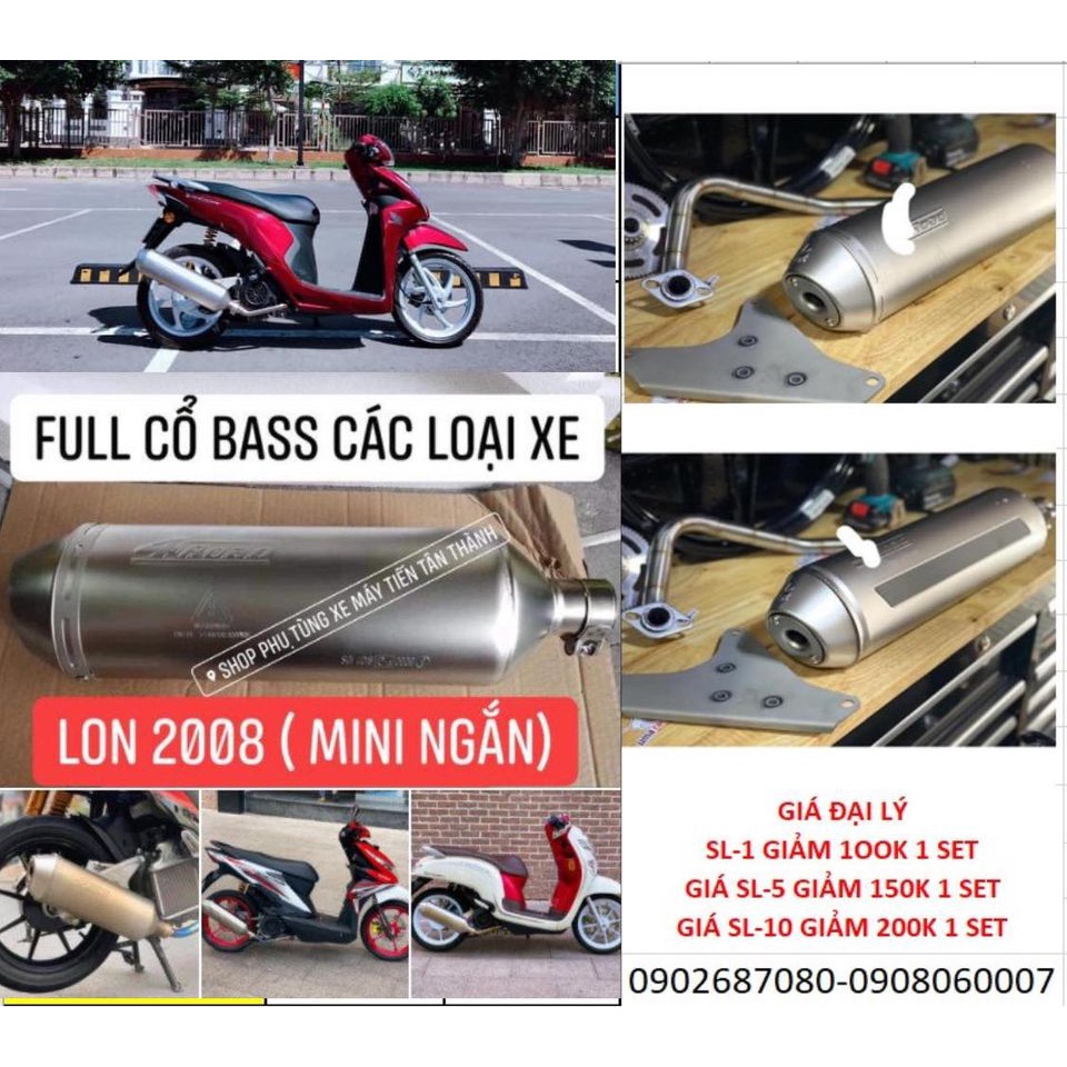 BÔ 4 RÂU [ PÔ EXHAUST 4 ROAD ] VISION / SCOOPY / BEST