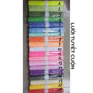 CUỘN LƯỚI TUYẾT bó hoa, trang trí hoa