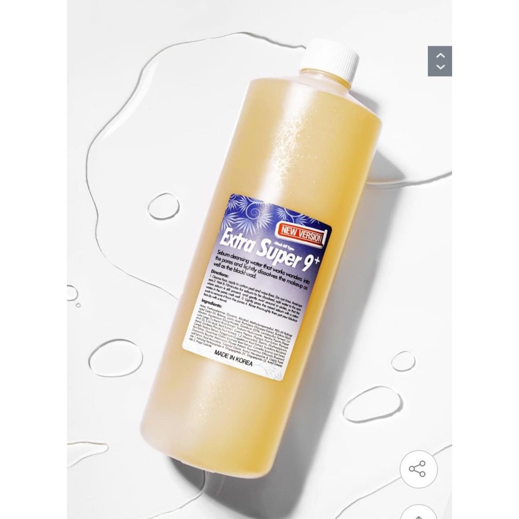 (Tặng que nặn mụn) Dung dịch làm sạch sâu hỗ trợ giảm mụn đầu đen và sợi bã nhờn Extra Super plus 100ml