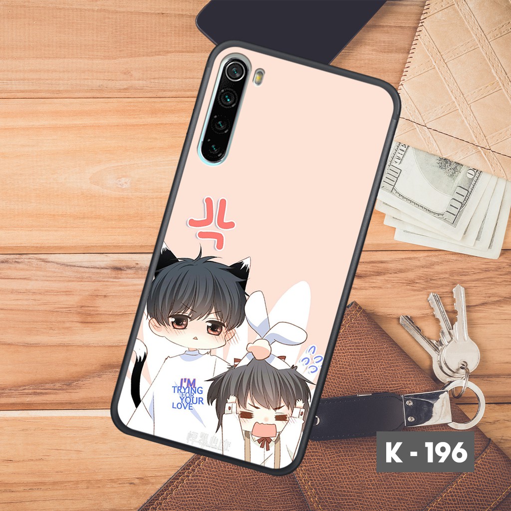 Ốp điện thoại REDMI NOTE 8 in uv hình con vật ngộ nghĩnh dành cho các cô nàng cá tính