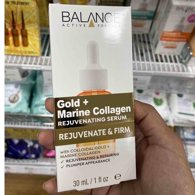 Tinh chất dưỡng da chống lão hóa da Balance Active Formula Gold Marine Collagen Serum- 30ml