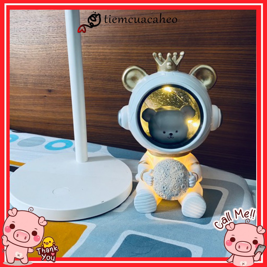 Đèn led, đèn ngủ trang trí,decor Ống Heo Tiết Kiệm Phi Công,Phi Hành Gia