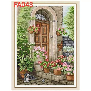 Tranh thêu chữ thập vườn hoa FA043 Joy Sunday