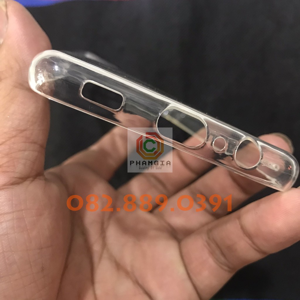 Ốp lưng Samsung A12 / A22 viền bảo vệ camera dẻo trong/ dây đeo điện thoại