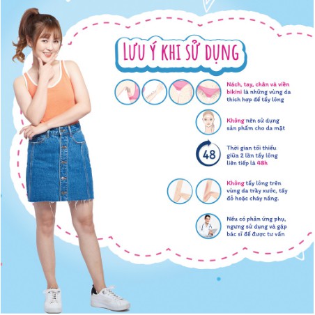 KEM TẨY LÔNG CLÉO CHIẾT XUẤT BƠ 50Ml [FREE SHIP] - kem tẩy lông nách / lông tay/ lông chân/ lông bikini - 0122 | BigBuy360 - bigbuy360.vn