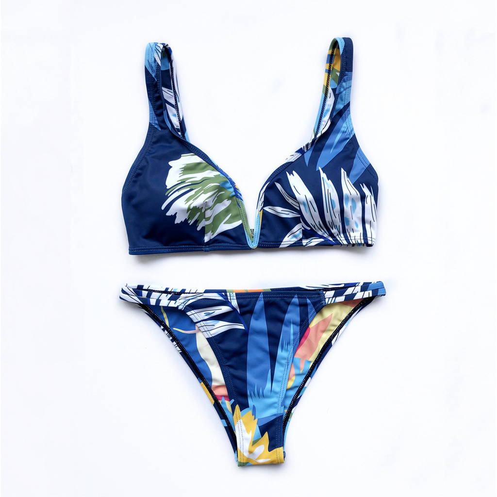 Bikini Phối Dây In Hoạ Tiết Phong Cách Brazil | BigBuy360 - bigbuy360.vn