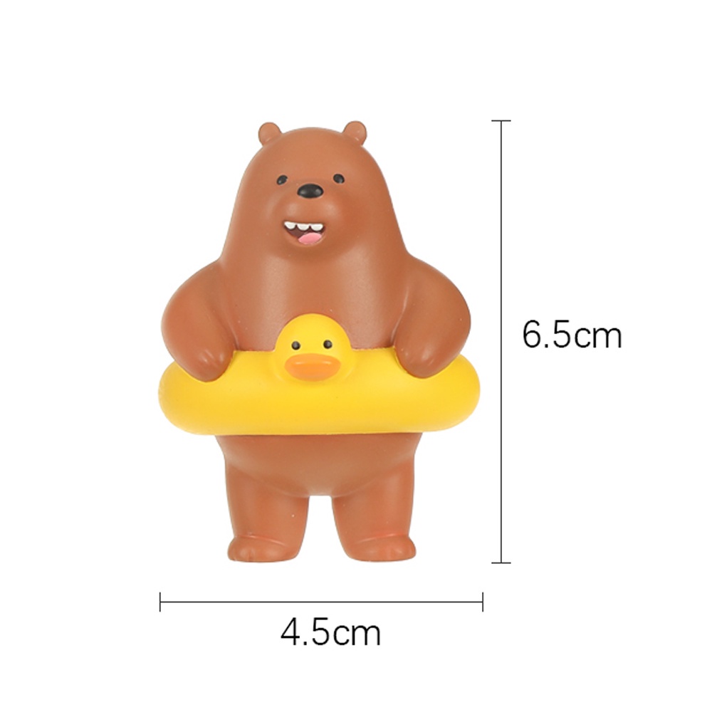 ✲♕﹉Mô hình We Bare Bears Go To Travel