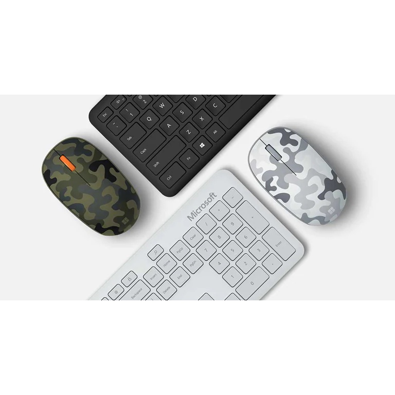 Chuột không dây Microsoft Camo Bluetooth Mouse - Hàng Chính Hãng