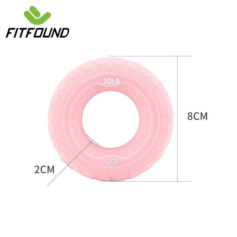 Vòng Tròn Silicone Bóp Tập Cơ Tay Cầm Nắm Luyện Tập Sức Mạnh Ngón Tay Phục Hồi Chức Năng