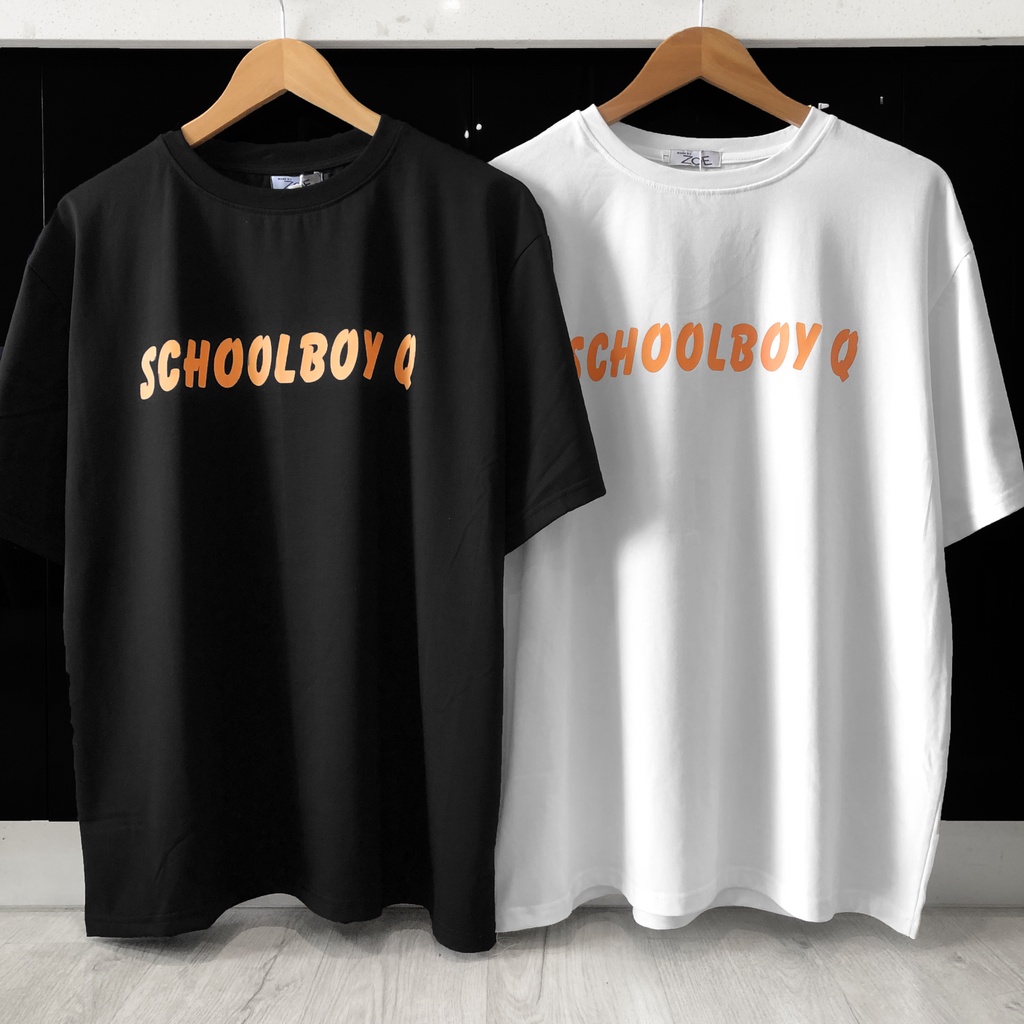 Áo thun SCHOOLBOY Q, áo phông tay lỡ nam nữ unisex, ZOEclothing