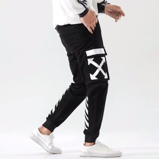 FREESHIP 50K - Quần Jogger Kaki Túi Hộp Nam, Nữ Unisex Dáng Thể Thao In Chữ X